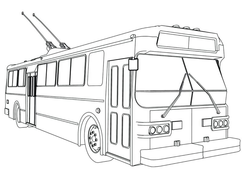 Tranh tô màu xe buýt cho bé tập tô (22)