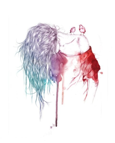 Ảnh đại diện cô gái đau khổ