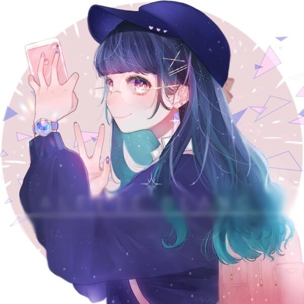 Anime girl làm ảnh đại diện cho con gái