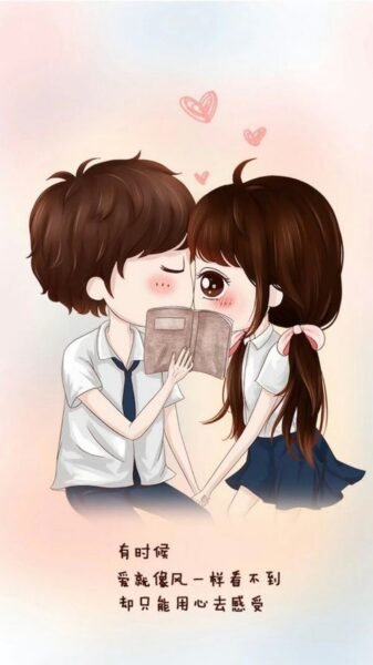 Ảnh hoạt hình tình yêu cute