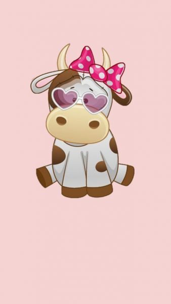 Ảnh đai diện cute bò sữa đáng yêu