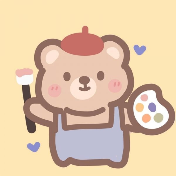 Ảnh đại diện gấu cute dễ thương