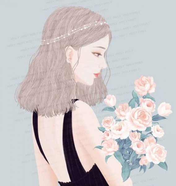 Avatar cute cho con gái chất