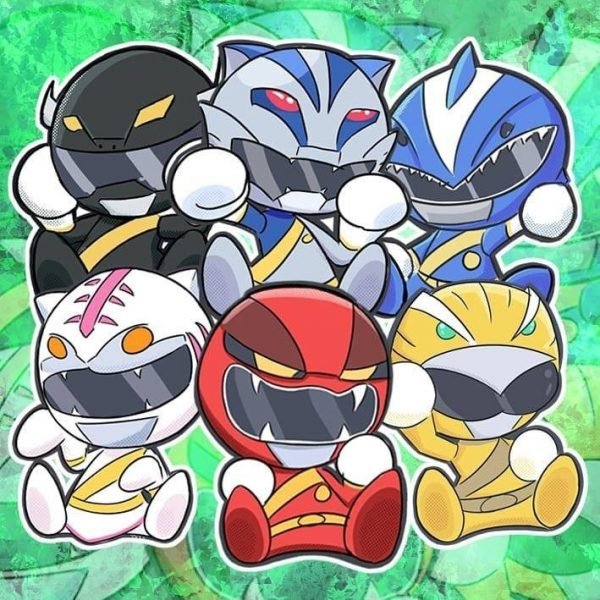 5 anh em siêu nhân gao Chibi