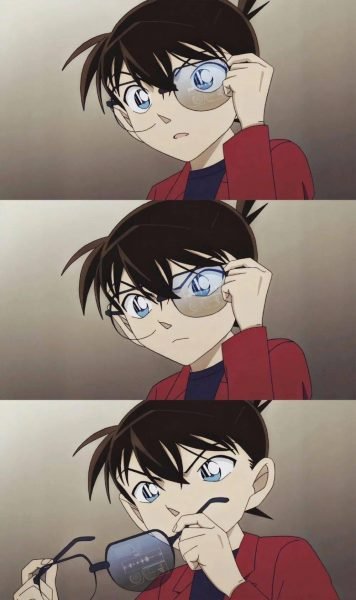 ảnh Conan ngầu đeo mắt kính