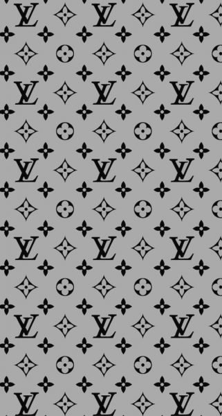 Ảnh nền Louis Vuitton đen xám