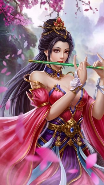 ảnh kiếm hiệp - tiên nữ thổi sáo