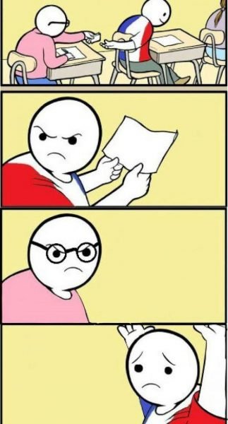 meme hài trong học tập