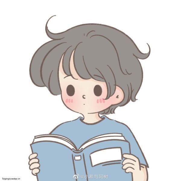hình ảnh Avatar Cute nam mọt sách