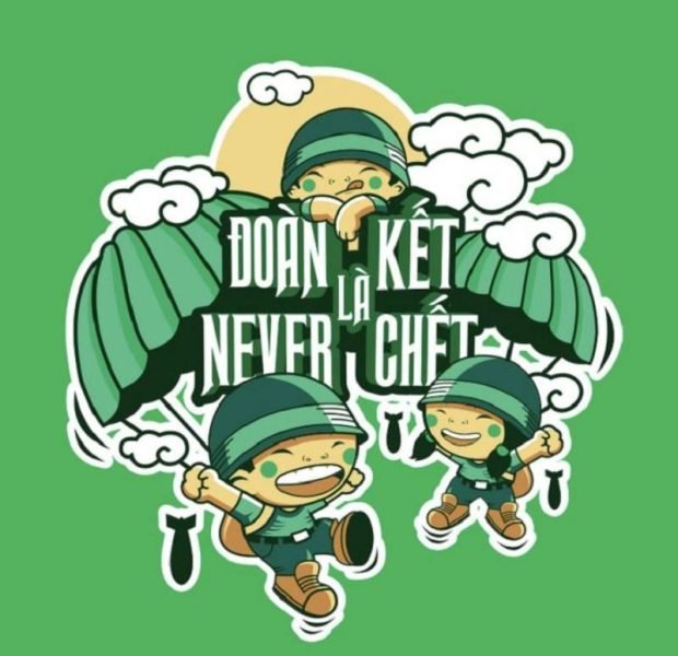 hình avatar lớp chibi người nhảy dù