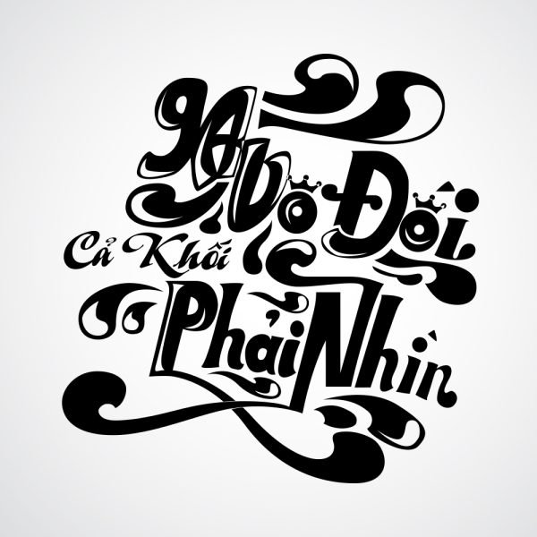 hình avatar lớp có chữ đen cực chất