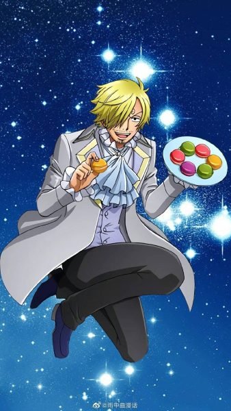 Hình ảnh Sanji ăn bánh