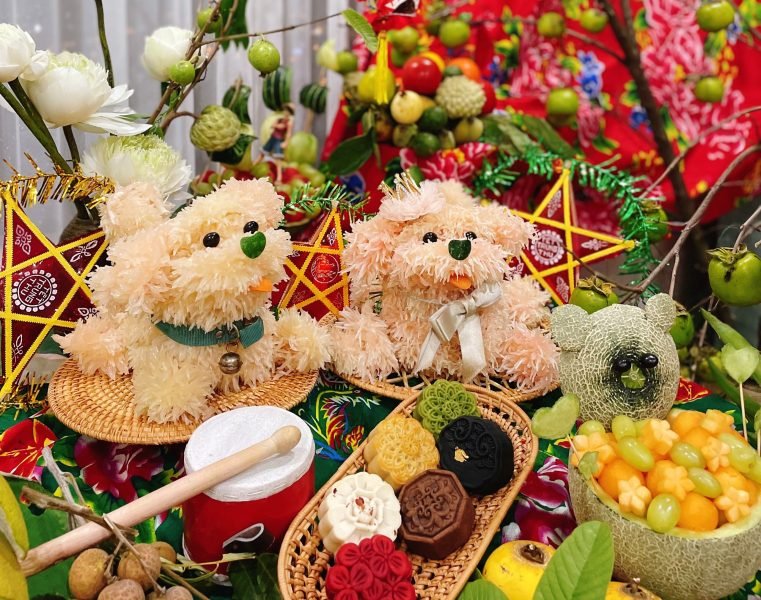 Mâm cỗ Trung Thu đẹp quá trời